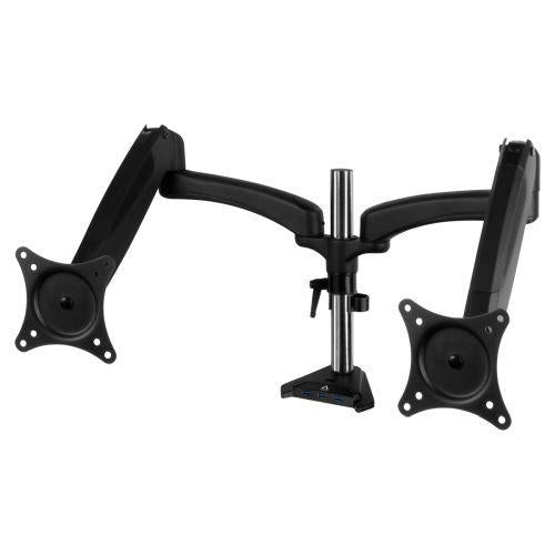 Arctic Z2-3D Gen 3 Dual Monitor Arm with 4-Port USB 3.2 Hub, Gas Spring, up to 34" Monitors-Monitor Arms/Brackets-Gigante Computers