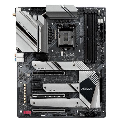 Asrock W480 CREATOR, Intel W480, 1200 (Xeon W CPUs), ATX, HDMI, XFire, GB & 2.5G LAN, Thunderbolt3, AX Wi-Fi, 10GB & 2.5GB LAN, M.2-Motherboards-Gigante Computers