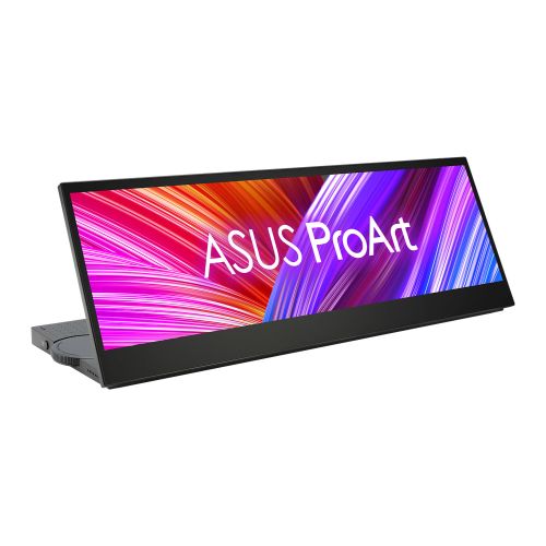 Asus 14" 10-Point Touch ProArt Display Creative Tool (PA147CDV), 32:9, IPS, 1920 x 550, USB-C, HDMI, 100% sRGB, ASUS Dial, Custom Control Panel, MPP 2.0-Monitors-Gigante Computers