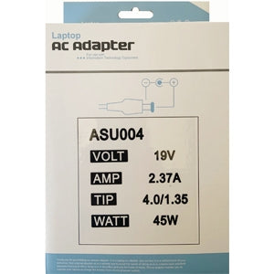 Asus Compatible 19V 2.37A 45W 4.0 x 1.35mm Tip Laptop Charger-Power Adapters-Gigante Computers
