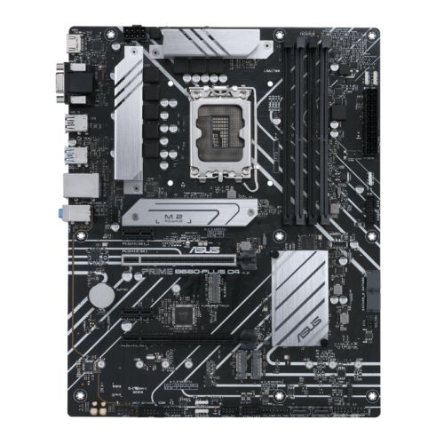 Asus PRIME B660-PLUS D4, Intel B660, 1700, ATX, 4 DDR4, VGA, HDMI, DP, 2.5GB LAN, PCIe4, 3x M.2-Motherboards-Gigante Computers