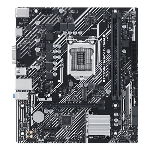 Asus PRIME H510M-K R2.0, Intel H510, 1200, Micro ATX, 2 DDR4, VGA, HDMI, 1x M.2-Motherboards-Gigante Computers