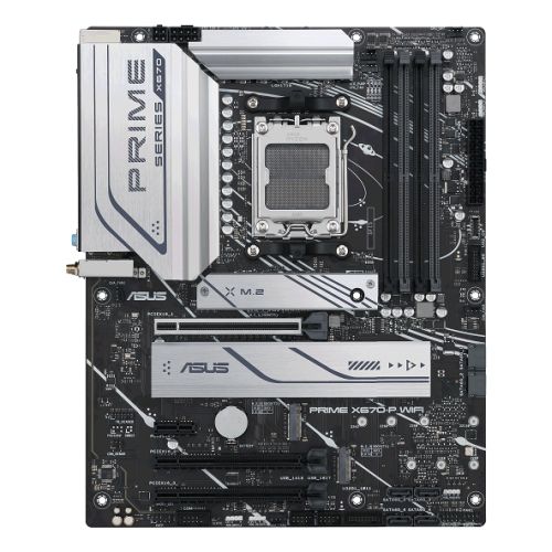 Asus PRIME X670-P WIFI, AMD X670, AM5, ATX, 4 DDR5, HDMI, DP, Wi-Fi 6, 2.5G LAN, PCIe4, 3x M.2-Motherboards-Gigante Computers
