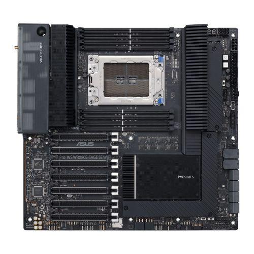 Asus PRO WS WRX80E-SAGE SE WIFI, Workstation, AMD WRX80, sWRX8, EATX, 8 DDR4, XFire/SLI, AX Wi-Fi, Dual 10G LAN, 3x M.2-Motherboards-Gigante Computers