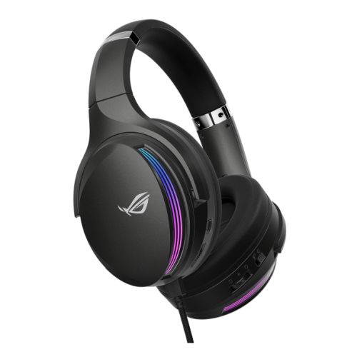 Asus ROG Fusion 500 II RGB Gaming Headset, USB-C/USB-A/3.5mm Jack, 50mm Drivers, 7.1 Surround Sound, AI Noise Cancelling Mic-Headsets/Speakerphones-Gigante Computers