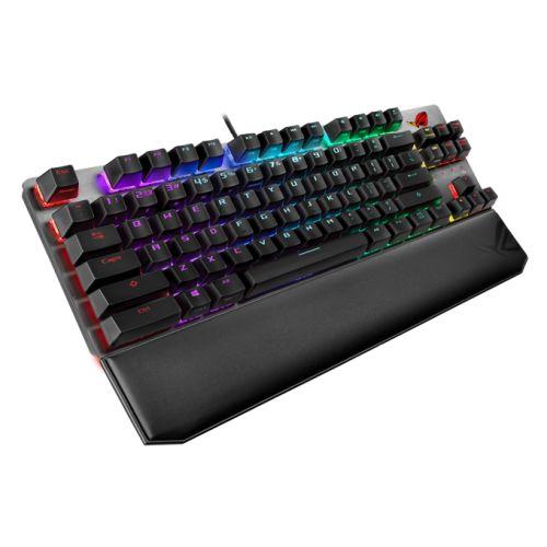 Asus ROG Strix SCOPE NX TKL DELUXE Compact Mechanical RGB Gaming Keyboard, ROG NX Mechanical Switches, Stealth Key, Quick-Toggle, Magnetic Wrist Rest-Keyboards-Gigante Computers