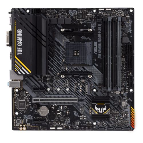 Asus TUF GAMING A520M-PLUS II, AMD A520, AM4, Micro ATX, 4 DDR4, VGA, HDMI, DP, 1x M.2-Motherboards-Gigante Computers