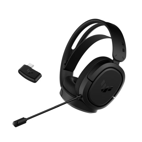 Asus TUF Gaming H1 Wireless Headset, 7.1, USB-C (USB-A Adapter), Lightweight, Deep Bass, Airtight Chamber Tech-Headsets/Speakerphones-Gigante Computers