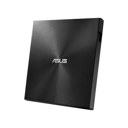 Asus (ZenDrive U9M) External Slimline DVD Re-Writer, USB-A / USB-C, 8x, Black, M-Disc Support, Cyberlink Power2Go 8, Black-DVD ROM DVD RW Drives-Gigante Computers