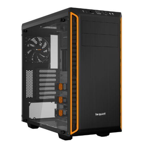 Be Quiet! Pure Base 600 Gaming Case with Window, ATX, No PSU, 2 x Pure Wings 2 Fans, Orange Trim-Cases-Gigante Computers