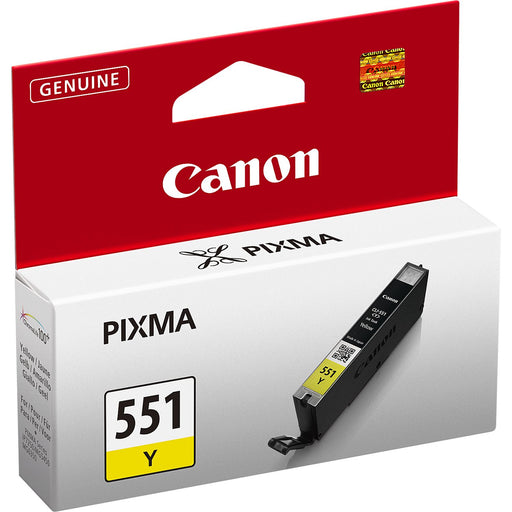 Canon CLI-551Y Yellow Ink Cartridge-Ink Cartridges-Gigante Computers