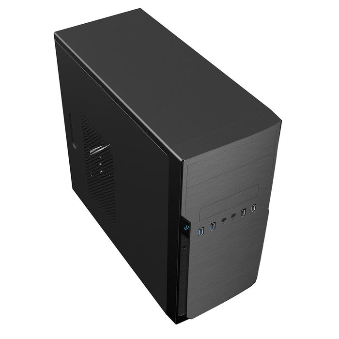 CiT Classic Micro Micro Tower 2 x USB 3.0 / 2 x USB 2.0 Black Case with 500W PSU-Cases-Gigante Computers