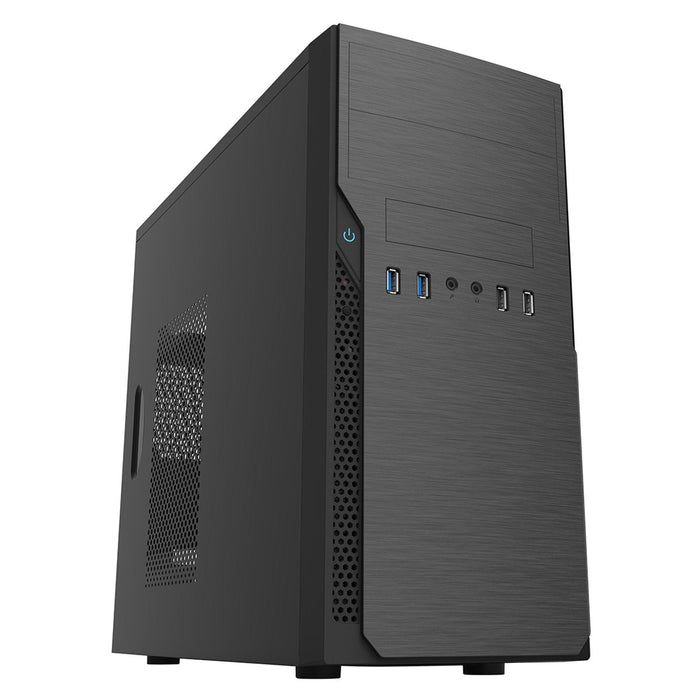 CiT Classic Micro Micro Tower 2 x USB 3.0 / 2 x USB 2.0 Black Case with 500W PSU-Cases-Gigante Computers