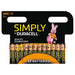 Duracell Simply Alkaline Pack of 12 AAA Batteries-Batteries Power Banks-Gigante Computers