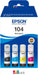 Epson EcoTank 104 Genuine Multipack Ink Bottles-Ink Cartridges-Gigante Computers