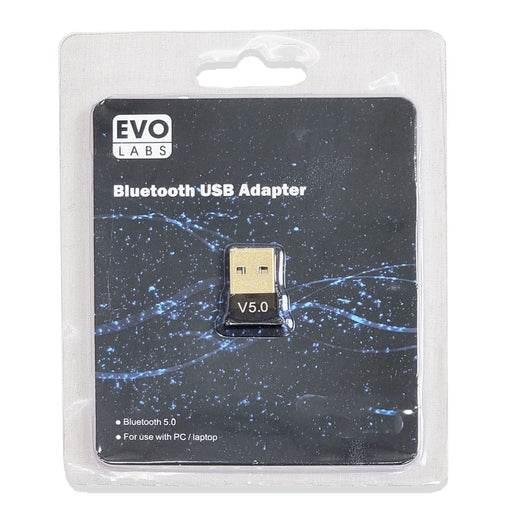 Evo Labs Bluetooth 5.0 USB Adapter for PC or Laptop-Bluetooth Adapters-Gigante Computers