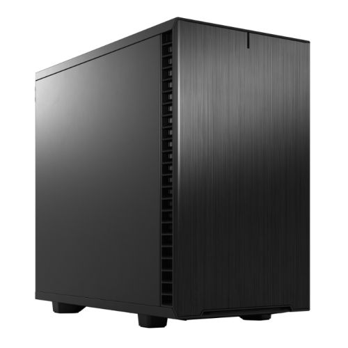 Fractal Design Define 7 Nano (Black Solid) Case, Mini ITX, 2 Fans, Sound Dampening, Ventilated PSU Shroud, USB-C, 306 mm GPU Support-Cases-Gigante Computers