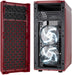 Fractal Design Focus G (Mystic Red) Gaming Case w/ Clear Window, ATX, 2 White LED Fans, Kensington Bracket, Filtered Front, Top & Base Air Intakes-Cases-Gigante Computers