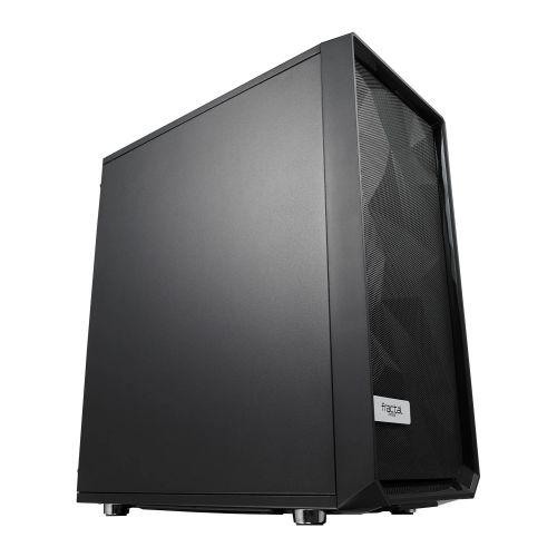 Fractal Design Meshify C (Black Solid) Gaming Case, ATX, Angular Mesh Front, High-airflow, 2 x 12cm Fans-Cases-Gigante Computers