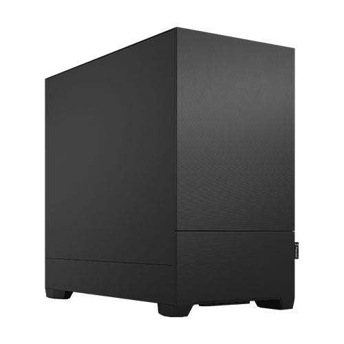 Fractal Design Pop Mini Silent (Black Solid) Gaming Case, Micro ATX, Sound-Damping Steel & Foam, 3 Fans-Cases-Gigante Computers
