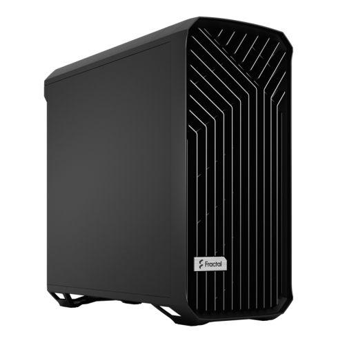 Fractal Design Torrent (Black Solid) Gaming Case, E-ATX/SSI-EEB, 5 Fans, Fan Hub, Maximized Cooling, Open Front Grille, USB-C-Cases-Gigante Computers