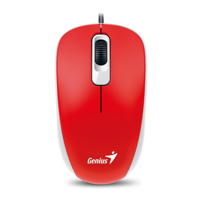Genius DX-110 Red USB Full Size Optical Mouse-Mice-Gigante Computers