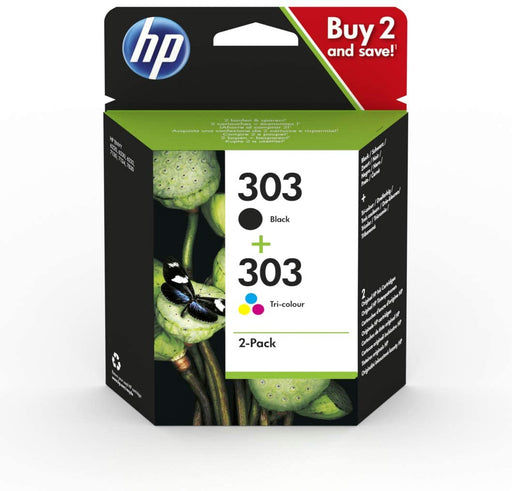 HP 303 Black / Tri-colour Multipack Original Ink-Ink Cartridges-Gigante Computers