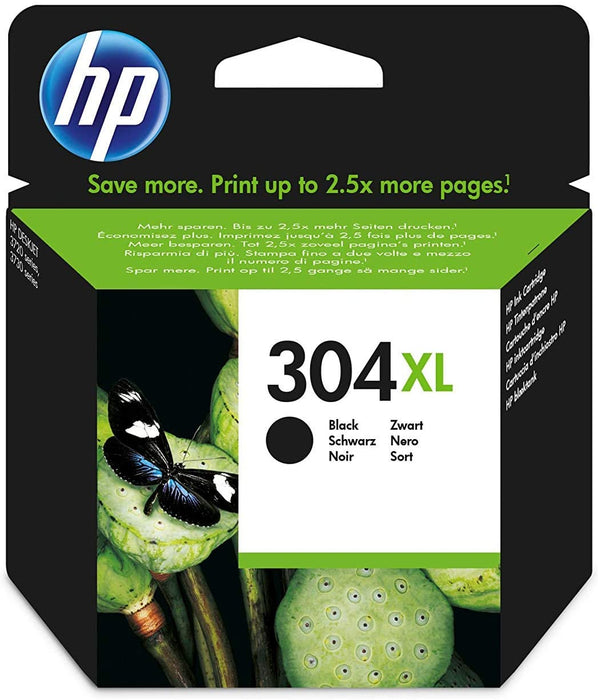 HP 304XL Black Original Ink Cartridge-Ink Cartridges-Gigante Computers