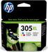 HP 305XL High Yield Original Ink Cartridge, Tri-Colour, Single Pack-Replacement Inks-Gigante Computers