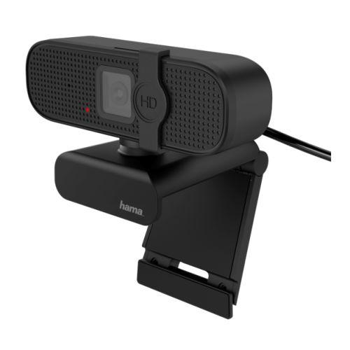 Hama C-400 FHD Webcam with Mic, 1080p, 30fps, Closable Lens, 360° Swivel Range, 70° Visual Angle-Webcams-Gigante Computers