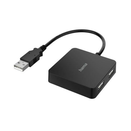 Hama External 4-Port USB 2.0 Hub, USB Powered-USB Hubs-Gigante Computers