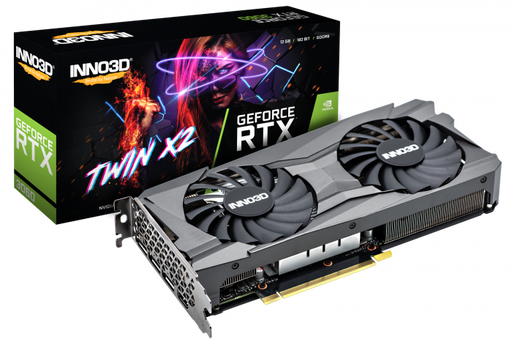 Inno3D Nvidia GeForce RTX 3060 TWIN X2 LHR 12GB GDDR6 Graphics Card-Graphics Cards-Gigante Computers