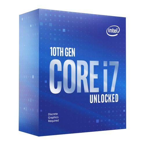 Intel Core I7-10700KF CPU, 1200, 3.8 GHz (5.1 Turbo), 8-Core, 125W, 14nm, 16MB Cache, Overclockable, Comet Lake, NO GRAPHICS OR HEATSINK/FAN-Processors-Gigante Computers