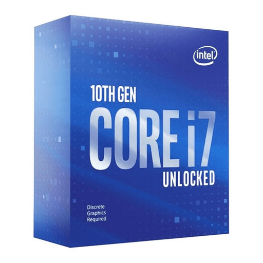 Intel Core I7-10700KF CPU, 1200, 3.8 GHz (5.1 Turbo), 8-Core, 125W, 14nm, 16MB Cache, Overclockable, Comet Lake, NO GRAPHICS OR HEATSINK/FAN-Processors-Gigante Computers