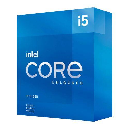 Intel Core i5-11600KF CPU, 1200, 3.9 GHz (4.9 Turbo), 6-Core, 125W, 14nm, 12MB Cache, Overclockable, Rocket Lake, No Graphics, NO HEATSINK/FAN-Processors-Gigante Computers