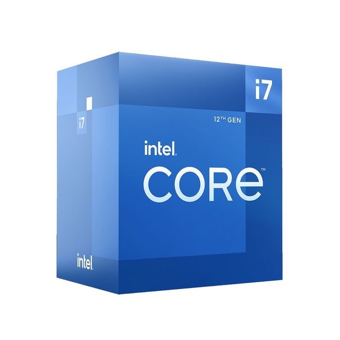 Intel Core i7 12700 12 Core Processor Processor 20 Threads, 2.1GHz up to 4.9Ghz Turbo Alder Lake Socket LGA 1700 25MB Cache, 65W, Maximum Turbo Power 180W, Cooler-Processors-Gigante Computers