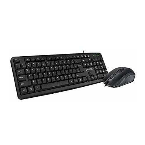 Jedel G11 Wired Keyboard and Mouse Desktop Kit, USB-Keyboard & Mouse Kits-Gigante Computers