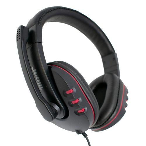 Jedel JD-032 Gaming Headset, 40mm Drivers, Comfortable Padding, 3.5mm Jack-Headsets-Gigante Computers