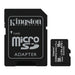 Kingston 32GB Canvas Select Plus Micro SD Card with SD Adapter, UHS-I Class 10 with A1 App Performance-Memory Cards-Gigante Computers