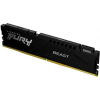 Kingston FURY Beast KF552C40BB-16 Gaming System Memory, DDR5, 5200MHz, 1 x 16Gb, Black Heatsink, 288 Pin, 1.25v, CL40-Memory - Desktop-Gigante Computers