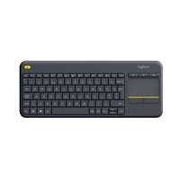 Logitech Wireless Touch Keyboard K400 Plus QWERTY UK Layout Black-Keyboard-Gigante Computers