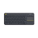 Logitech Wireless Touch Keyboard K400 Plus QWERTY UK Layout Black-Keyboard-Gigante Computers