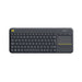 Logitech Wireless Touch Keyboard K400 Plus QWERTY UK Layout Black-Keyboard-Gigante Computers
