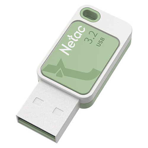 Netac 128GB USB 3.2 Memory Pen, UA31, Software Encryption, Key Ring, Smoothies Green-USB Pen Drives-Gigante Computers