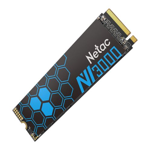 Netac 250GB NV3000 M.2 NVMe SSD, M.2 2280, PCIe3, 3D TLC NAND, R/W 3000/1400 MB/s, 95K/120K IOPS-Internal SSD Drives-Gigante Computers