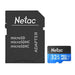 Netac P500 32GB MicroSDHC Card with SD Adapter, U1 Class 10, Up to 90MB/s-Memory Cards-Gigante Computers