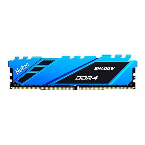 Netac Shadow Blue, 8GB, DDR4, 3200MHz (PC4-25600), CL16, DIMM Memory-Memory - Desktop-Gigante Computers