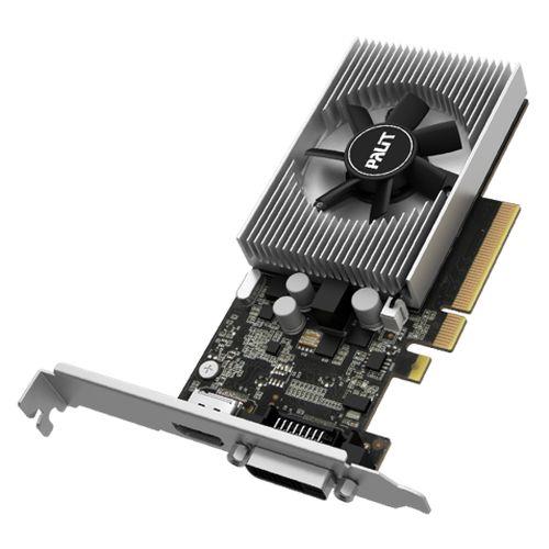 Palit GeForce GT1030, 2GB DDR4, PCIe3, DVI, HDMI, 1379MHz Clock, Low Profile (No Bracket)-Graphics Cards-Gigante Computers