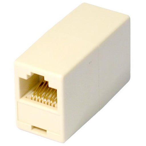 RJ45 (F) to RJ45 (F) White OEM Coupler Adapter-Network Cables-Gigante Computers