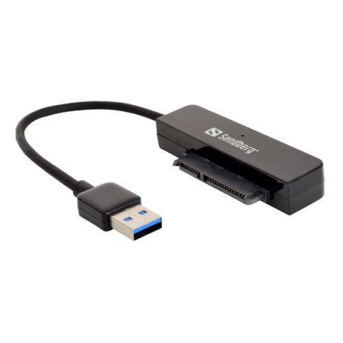 Sandberg USB 3.0 to 2.5" SATA Adapter, 5 Year Warranty-SATA/SAS/IDE-Gigante Computers